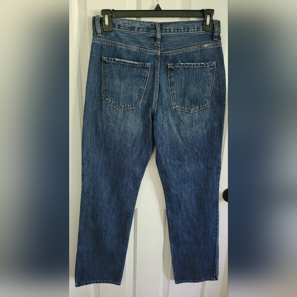 KanCan Womens Dixon Ultra High Rise 90's Boyfriend Jeans Dark Wash Size 28 - Picture 2 of 6